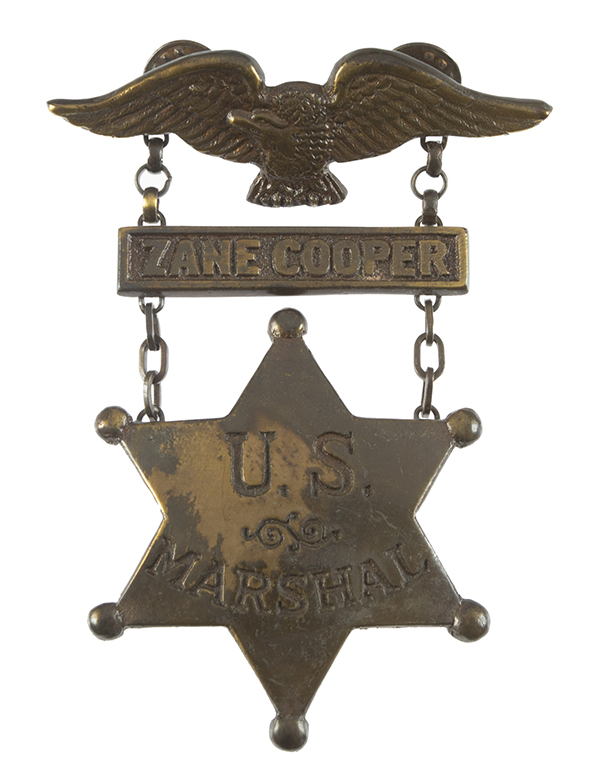 U.S. Marshall badge from Maverick