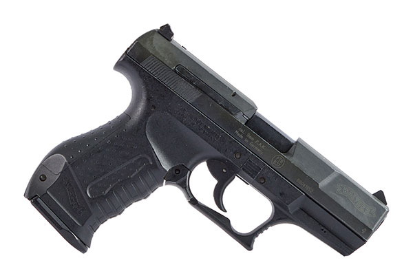 A Walther P99 pistol prop from Tomorrow Never Dies