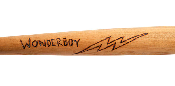 baseball bat used by Robert Redford