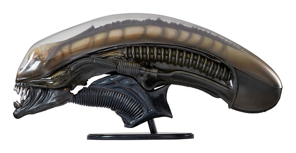 Xenomorph head from the Carlo Rambaldi Achives from Alien