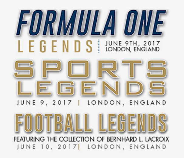 Formula One, Sport and Football Legends, Featuring the Collection