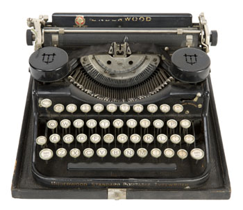 Hugh Hefner's College Typewriter